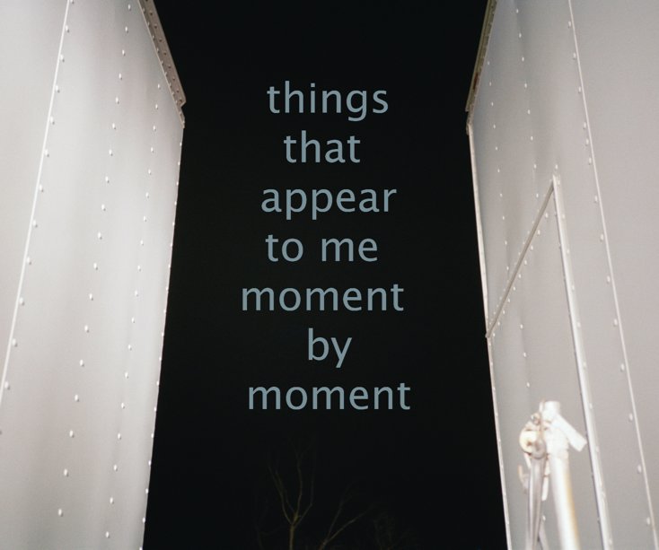 Ver things that appear to me moment by moment por Matthew Somorjay