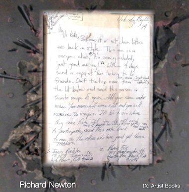 Richard Newton vol.9: Artist Books book cover