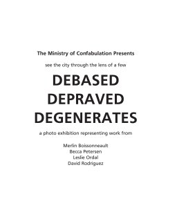 Debased Depraved Degenerates book cover