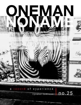 oneman noname - a record of experience 25 book cover