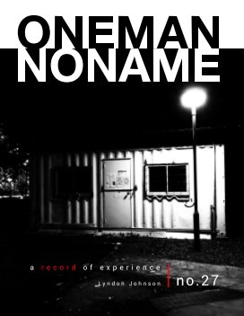 oneman noname - a record of experience 27 book cover