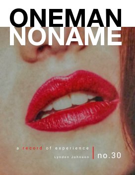 oneman noname - a record of experience 30 book cover