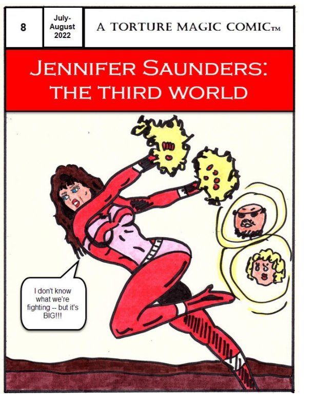 View Jennifer Saunders - The Third World Issue # 8 by Douglas Todt