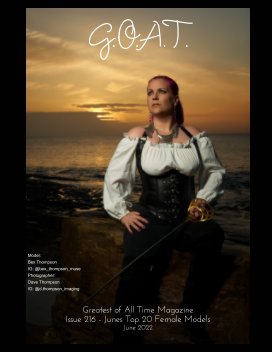 GOAT Issue 216 JUNES TOP 20 Female Models book cover