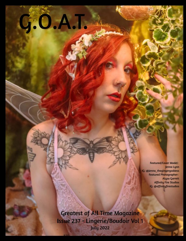View GOAT Issue 237 Lingerie Boudoir Vol 1 July 2022 by Valerie Morrison, O Hall