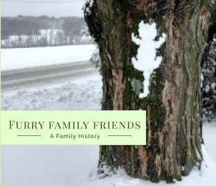 Furry family friends book cover