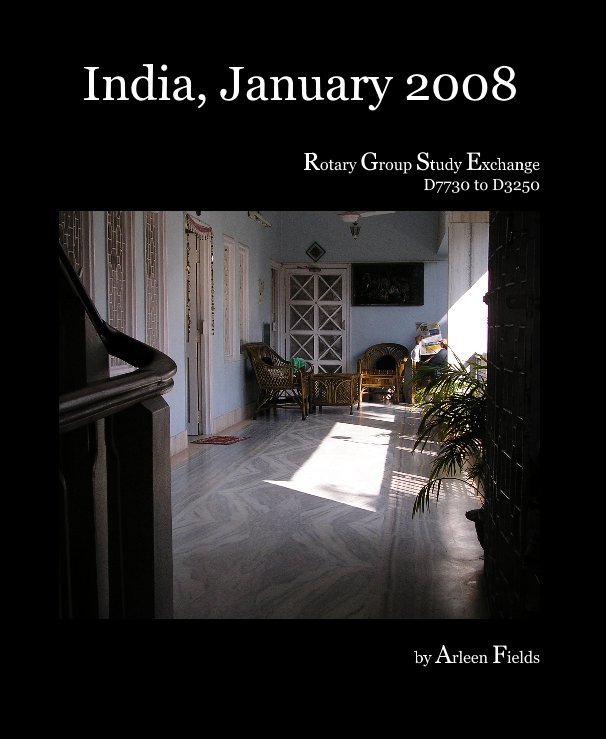 View India, January 2008 by Arleen Fields