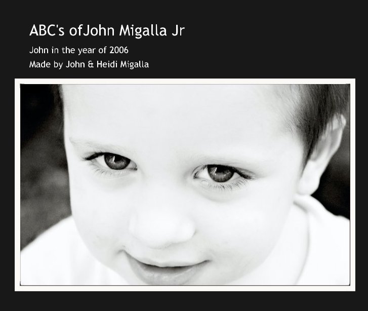 View ABC's of John Migalla Jr by Made by John & Heidi Migalla