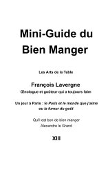 Mini-Guide du Bien Manger book cover