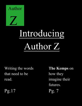 Introducing Author Z book cover