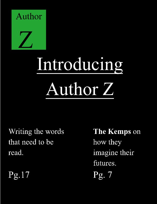 View Introducing Author Z by Author Z