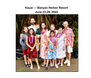 Kauai Family Trip 2022 book cover