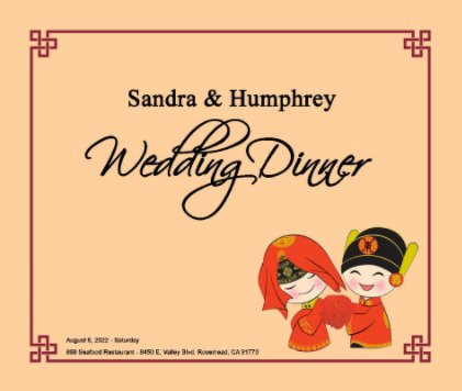 Sandra  and Humphrey's Wedding Dinner book cover