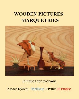 Wooden pictures marquetries book cover