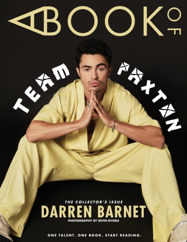 Ver A BOOK OF Darren Barnet Cover 2 por A BOOK OF