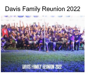 Davis 2022 Family Reunion book cover