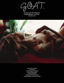 GOAT Issue 265 Lingerie Boudoir September 2022 book cover