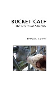BUCKET CALF book cover