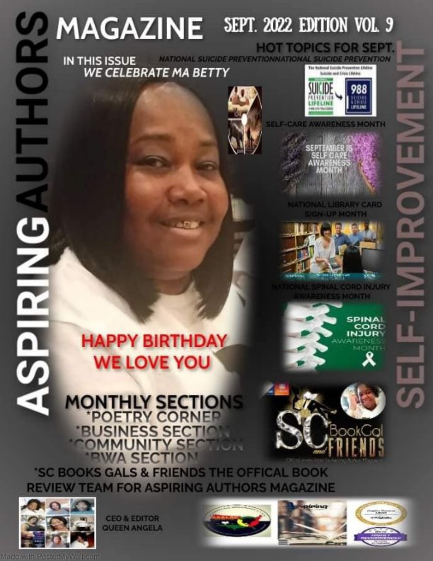 View Sept.2022 Aspiring Authors Magazine by AAMLLC