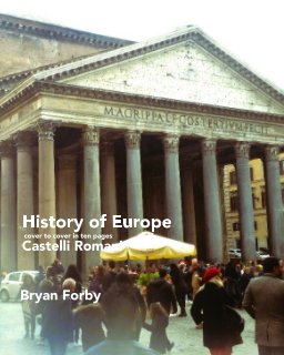 History of Europe and Castelli Romani book cover