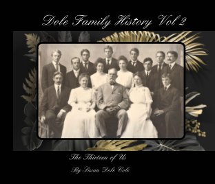 Dole Family History Vol 2 book cover
