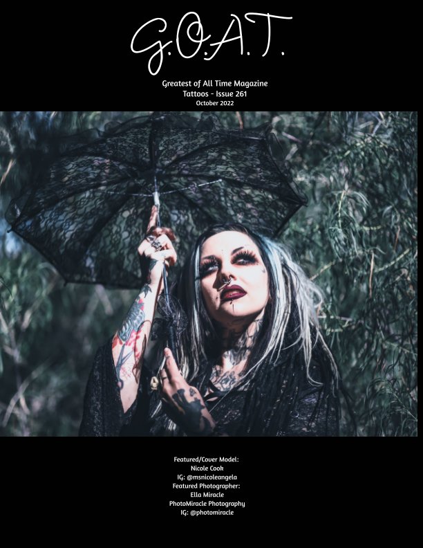 View GOAT Issue 261 Tattoos by Valerie Morrison, O Hall