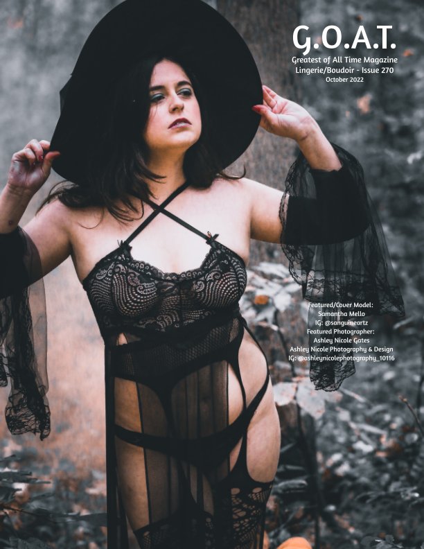 Ver GOAT Issue 270 Lingerie Boudoir por Valerie Morrison, O Hall