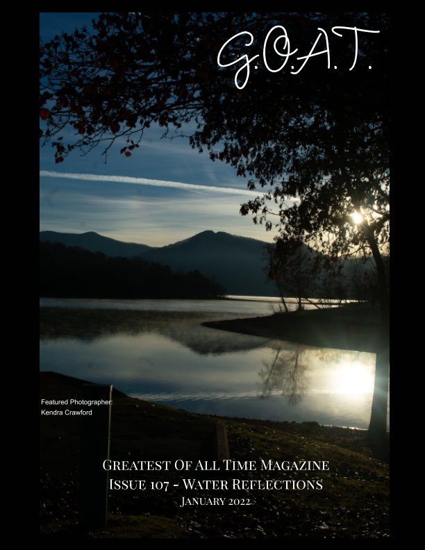 View GOAT Issue 107 Water Reflections by Valerie Morrison, O. Hall