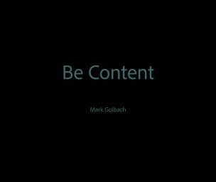 Be Content book cover