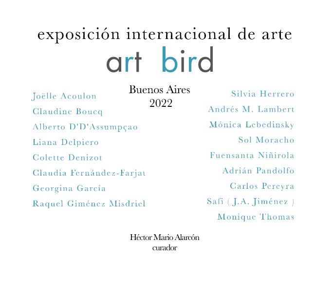 View Art Bird Buenos Aires 2022 by Fuensanta Niñirola