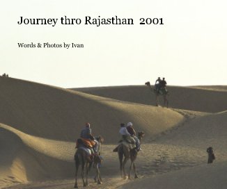 Journey thro Rajasthan 2001 book cover