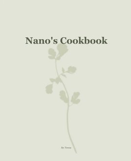 Nano's Cookbook book cover