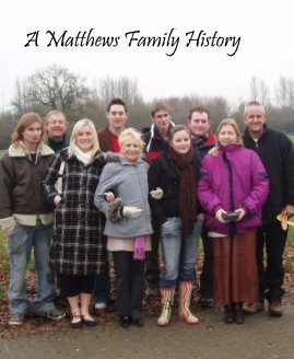 A Matthews Family History book cover