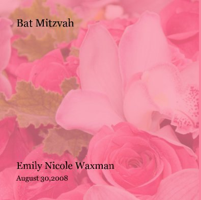 Bat Mitzvah book cover