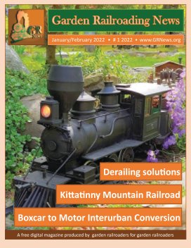 Garden Railroading News Jan-Feb 2022 #1 book cover