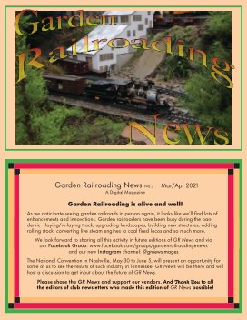 Garden Railroading News Mar-Apr 2021 #2 book cover