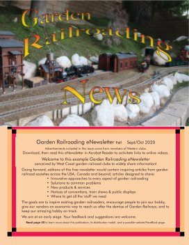 Garden Railroading News Sept-Oct 2020 #1 book cover