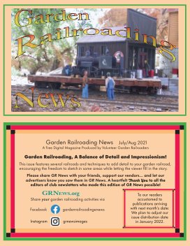 Garden Railroading News July-Aug 2021 #4 book cover