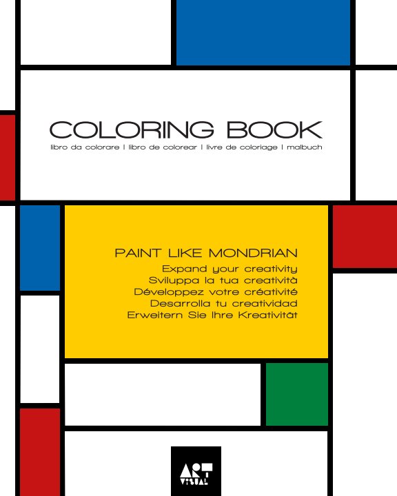 View Coloring Book - Paint like Mondrian by ART-visual