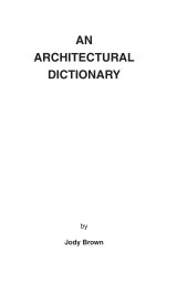 An Architectural Dictionary book cover