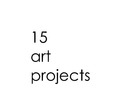 15 art projects book cover