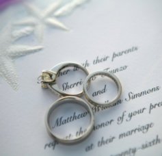 matthew & sherri's wedding book cover
