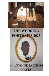 The Wedding Portraits by Antoine Jacques Hayes 2023 book cover