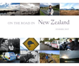 On the road in    New Zealand book cover