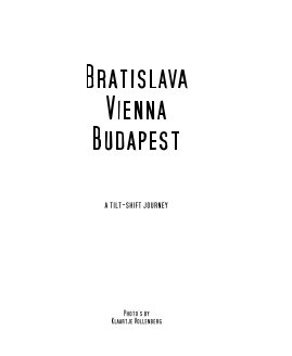Bratislava Vienna Budapest book cover