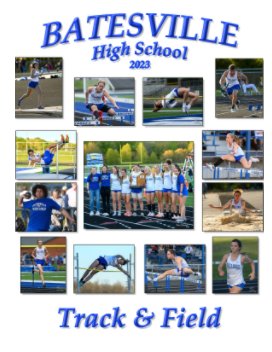 Batesville High School 2023 Track and Field book cover