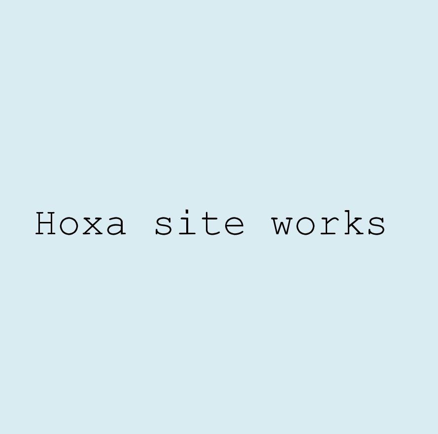 Ver Hoxa site works por Johan K Thomson