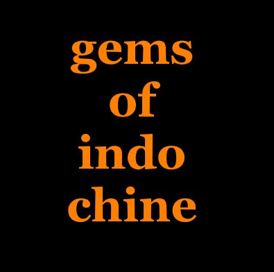 gems of indo chine book cover
