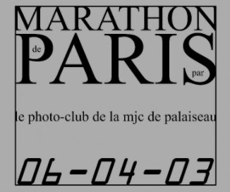 Marathon de Paris book cover