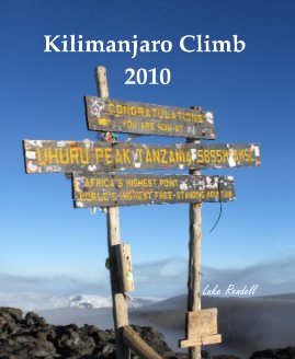 Kilimanjaro Climb 2010 book cover